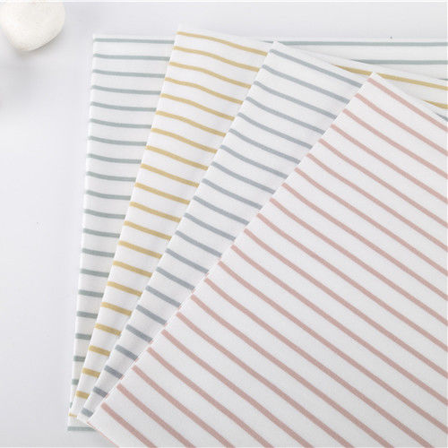 Resistente ao desgaste e absorvente de suor Manga macia Single Jersey Tecido para Jersey