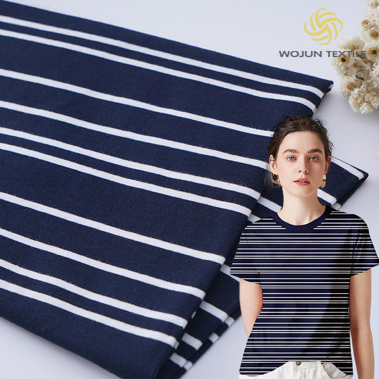 Tecido de algodão de alta qualidade, suave, simples e elegante, para camiseta