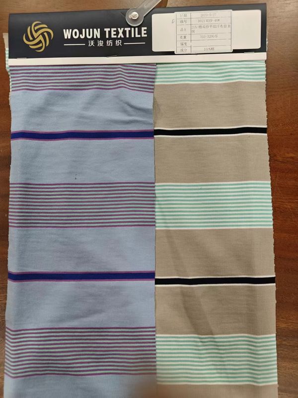 Tecido de malha suave e amigável para a pele confortável e respirável para camisetas casuais