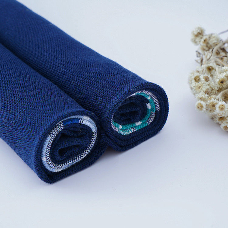 21S Saúde e Segurança respiráveis e tecido de malha único com listras para camisa de polo