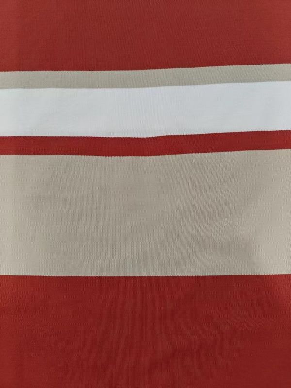 Tecido de material elástico e durável, confortável e ecologicamente correto para camisa de polo