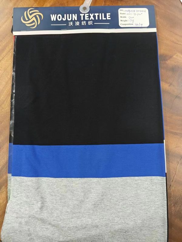 Tecido de algodão simples de camisa de malha de algodão de malha de algodão de malha de algodão