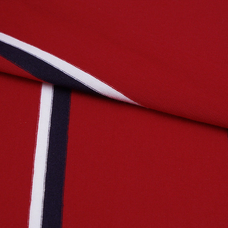 Fácil de cuidar e tecido natural e suave de malha para camisa de polo