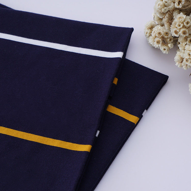 Tecido de malha suave e respirável e hidroscópico e absorvente para camisa de polo