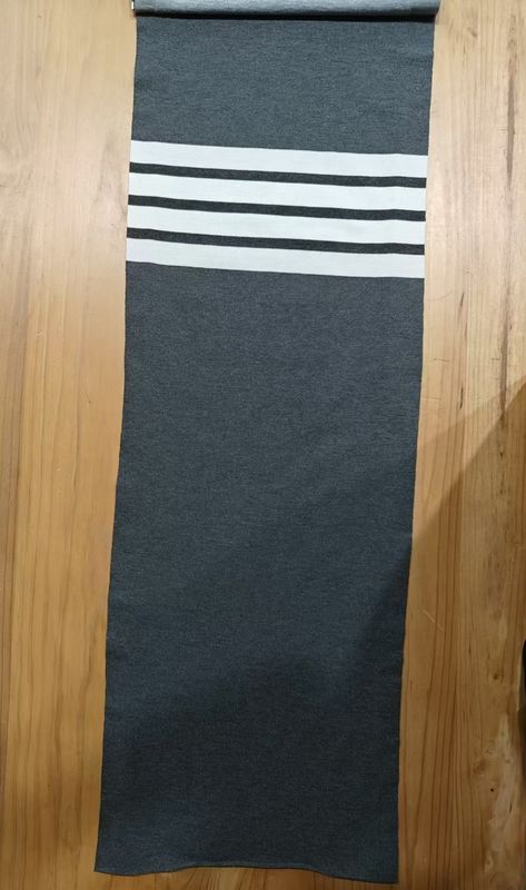 Tecido de material estriado durável e resistente ao desgaste e confortável para camisa de polo
