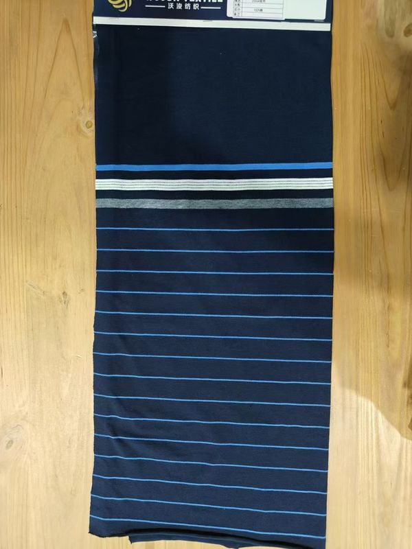 Tecido de tecido estriado e elegante para camiseta