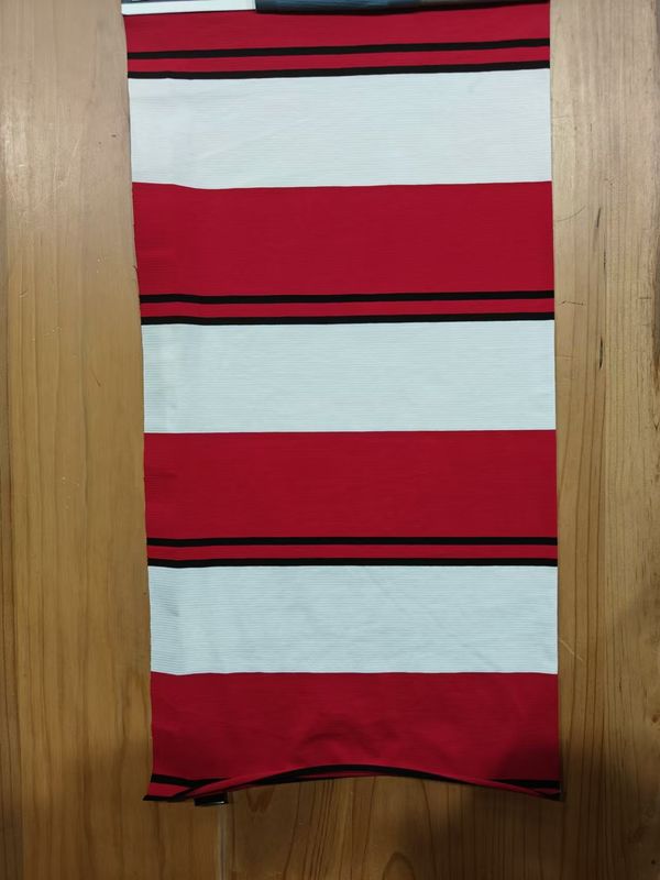 Não é fácil de deformar e respirável e elástico tecido de malha de malha para camiseta