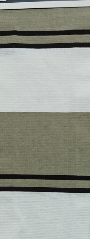 Não é fácil de deformar e respirável e elástico tecido de malha de malha para camiseta