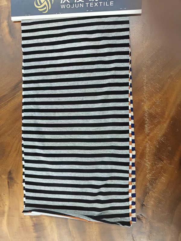 Tecido de algodão puro e lisos, de malha, para camisa de polo.