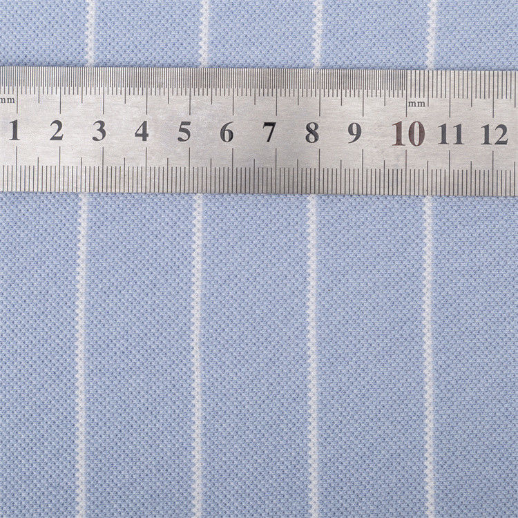 Confortável e não fácil de deformar e respirável tecido de algodão Pique para camisa de polo