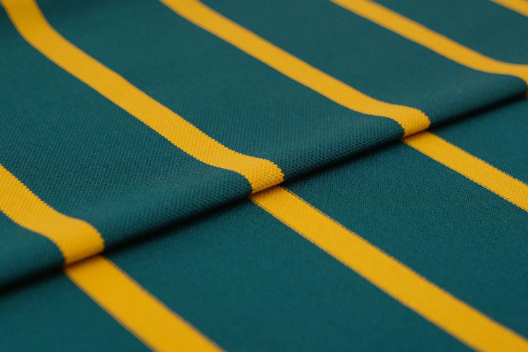 Tecido de algodão de malha de algodão para camisa de polo