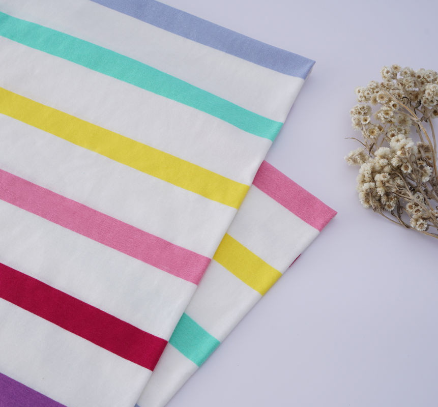 Fábrica de material classico com listras, resistente ao desgaste e respirável, fácil de cuidar