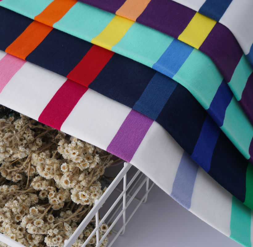 Fábrica de material classico com listras, resistente ao desgaste e respirável, fácil de cuidar