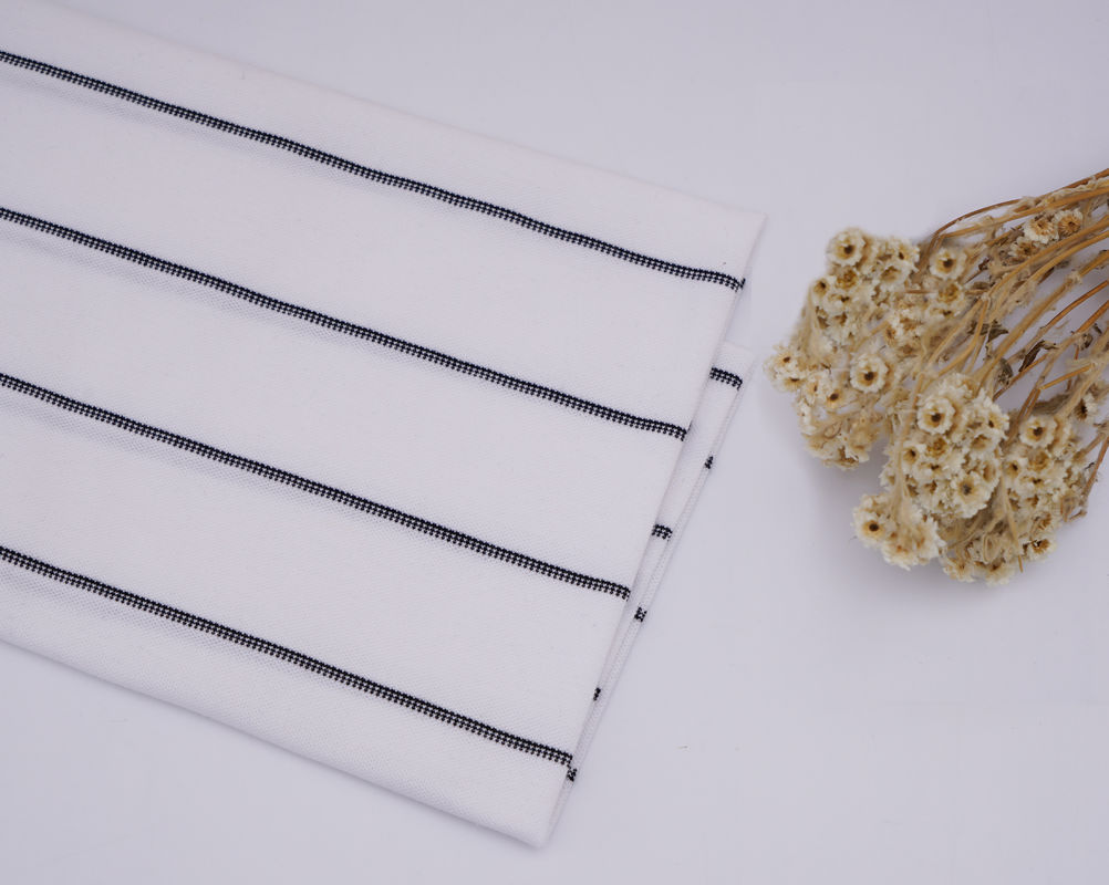 Tecido de tricô natural e comodado para camisa de polo.
