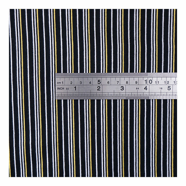 Resistente ao desgaste e Saúde e tranquilidade Material estriado Tecido para camiseta