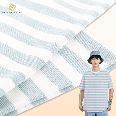 Materiais de algodão de várias cores, com raios, tecido de camiseta de algodão 160 gm, respirável