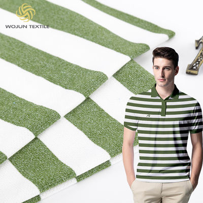 O algodão de Lycra listrou o estiramento material da tela 180cm que penteia a superfície lustrosa