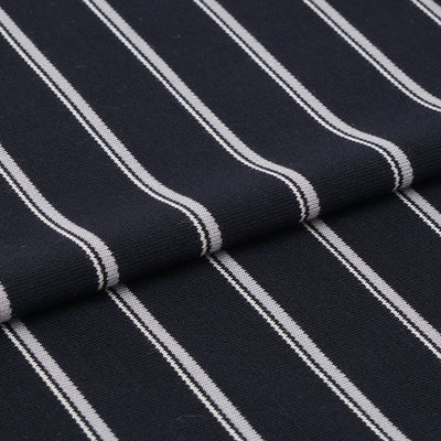 Descasque a textura modal do Spandex da tela material listrada amigável para pijamas