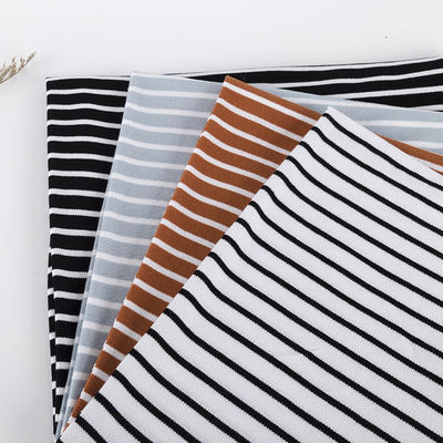 A multi cor do tecido de algodão listrado respirável suou o absorção para Polo Shirt