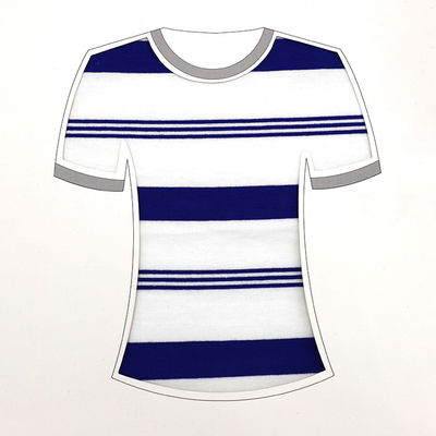 Bom preço. Fibra de algodão estriada tingida Eco-friendly 32S 185gsm Soft Surface on-line