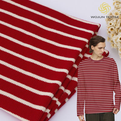 Bom preço. Tecido Pique de algodão a riscas 320gm 21S Técnico Pensado Para Terry Francês on-line