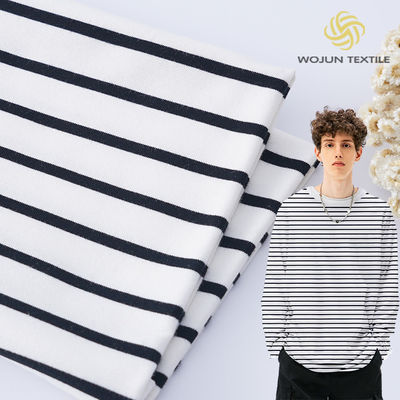 Bom preço. Tecido Tricoteado Orgânico Terry, Tecido Lycra 40S de algodão. on-line