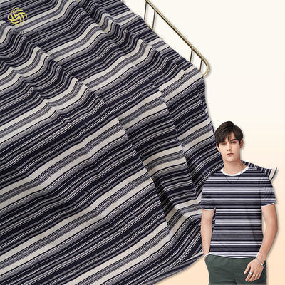 Tecido suave e de moda 100% de algodão liso com camiseta