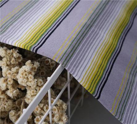 Bom preço. Tecido de material estriado resistente ao desgaste 190Gsm T - Camisa Fio de algodão Tecido tingido on-line