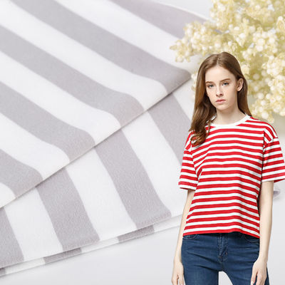 Bom preço. Tecido de algodão flexível, macio, liso e riscado, fácil de secar on-line