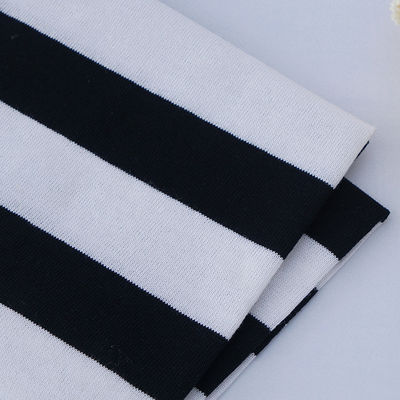 Texto durável e confortável Tecido de algodão puro com listras