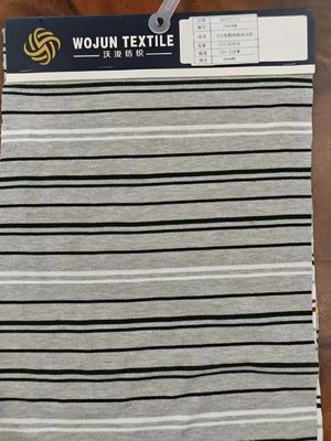 Tecido de malha de malha colorido com listras para camisa de polo