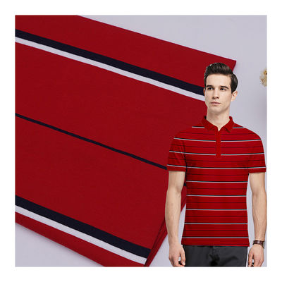 Fácil de cuidar e tecido natural e suave de malha para camisa de polo