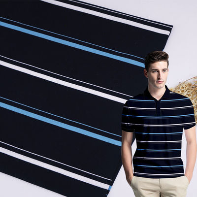 Bom preço. Tecido de malha de madeira com listras, fácil de manter e resistente a rugas, para estilos de vida ocupados on-line