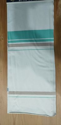 Tecido de material listrado suave e confortável respirável para camiseta
