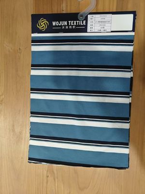 Tecido de tecido com listras de moda, amigável e confortável para a pele para camisa de polo