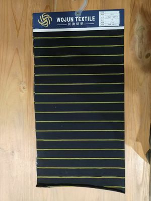 Tecido resistente ao desgaste e às rugas, de tecido estriado para camisa de polo