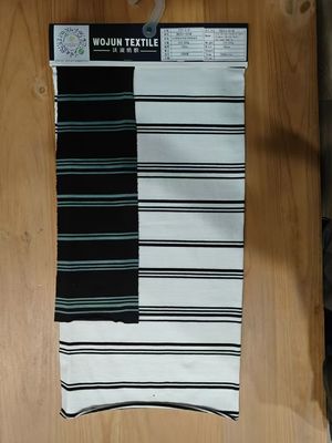 Tecido simples, suave e confortável, de material listrado, para camiseta