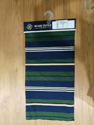 Tecido de tricô com listras para camisa de polo