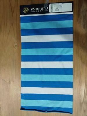 Tecido de material confortável e listrado para camisa de polo