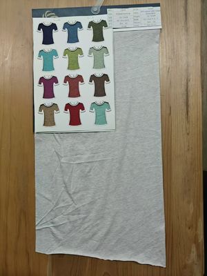 Bom preço. Tecido de algodão puro e transpiravel de malha de malha on-line