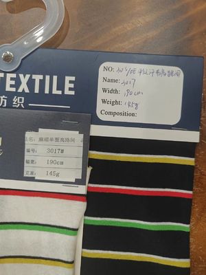 Absorvente de suor Tecido de tricô com linhas confortáveis e suaves para camisa de polo