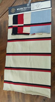 Tecido de tricô de riscas suave e suave para camisa de polo
