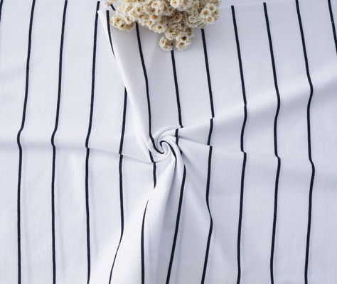 Bom preço. Tecido de material listrado de boa qualidade, confortável e respirável, à moda, para uso casual on-line