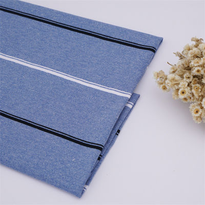 Bom preço. Tecido de malha de alta qualidade e hidroscópico, respirável, com listras, para uso no lazer on-line