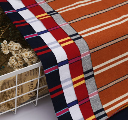 Tecido rígido e claro, boa textura e algodão puro, de malha para camisa de polo.