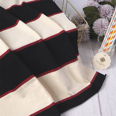 Tecido de malha com raias confortáveis e saudáveis para uso casual