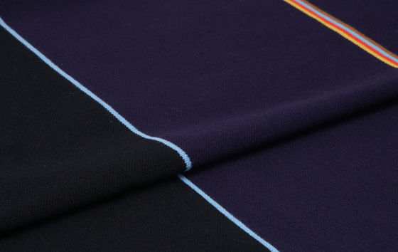 Bom preço. Tecido de malha listrada absorvente de umidade e resistente ao desgaste on-line