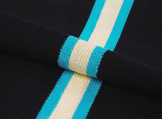 Bom preço. Tecido de malha listrada respirável, macio, resistente ao desgaste e anti-rugas para camisa polo on-line