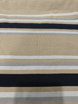 Tecido Listrado Durável Confortável Bom Toque Para Camisa Polo