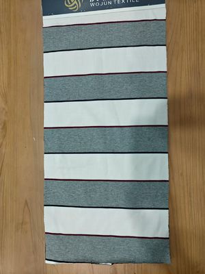 Bom preço. Comfortable And Skin-Friendly High Wear-Resistant Color Fastness Striped Knit Fabric For T-Shirt on-line